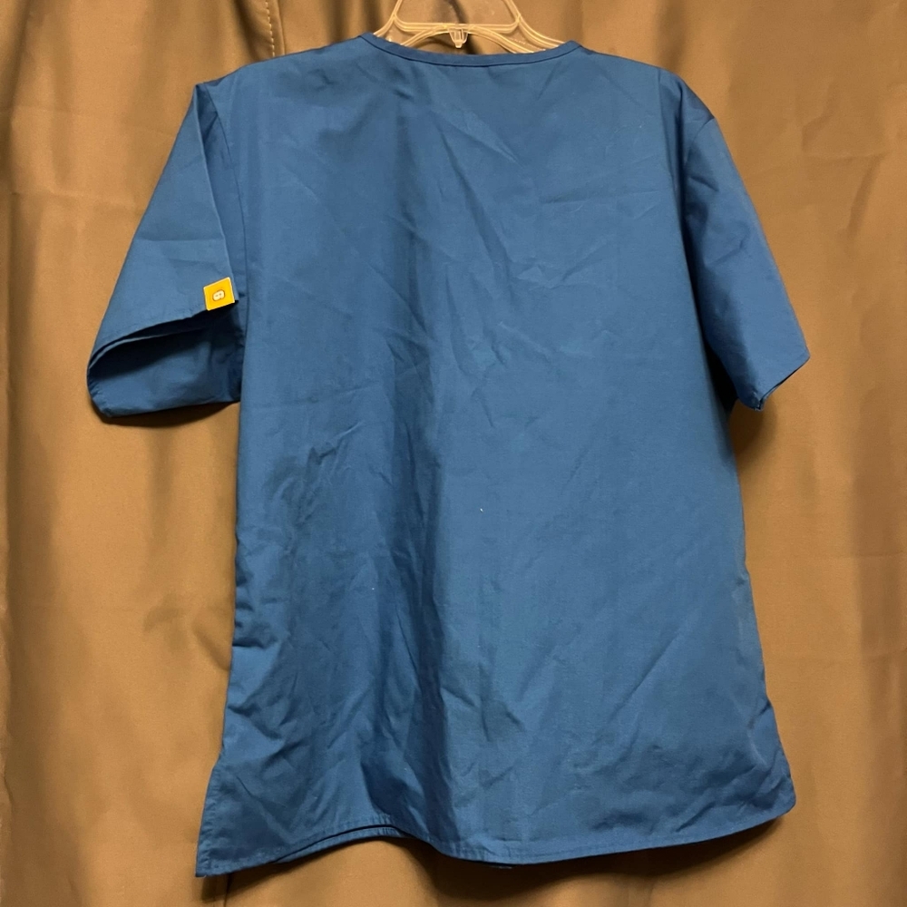 Wink Origins Women's The Bravo V-Neck Top #6016 in Royal Blue - Picture 9 of 12